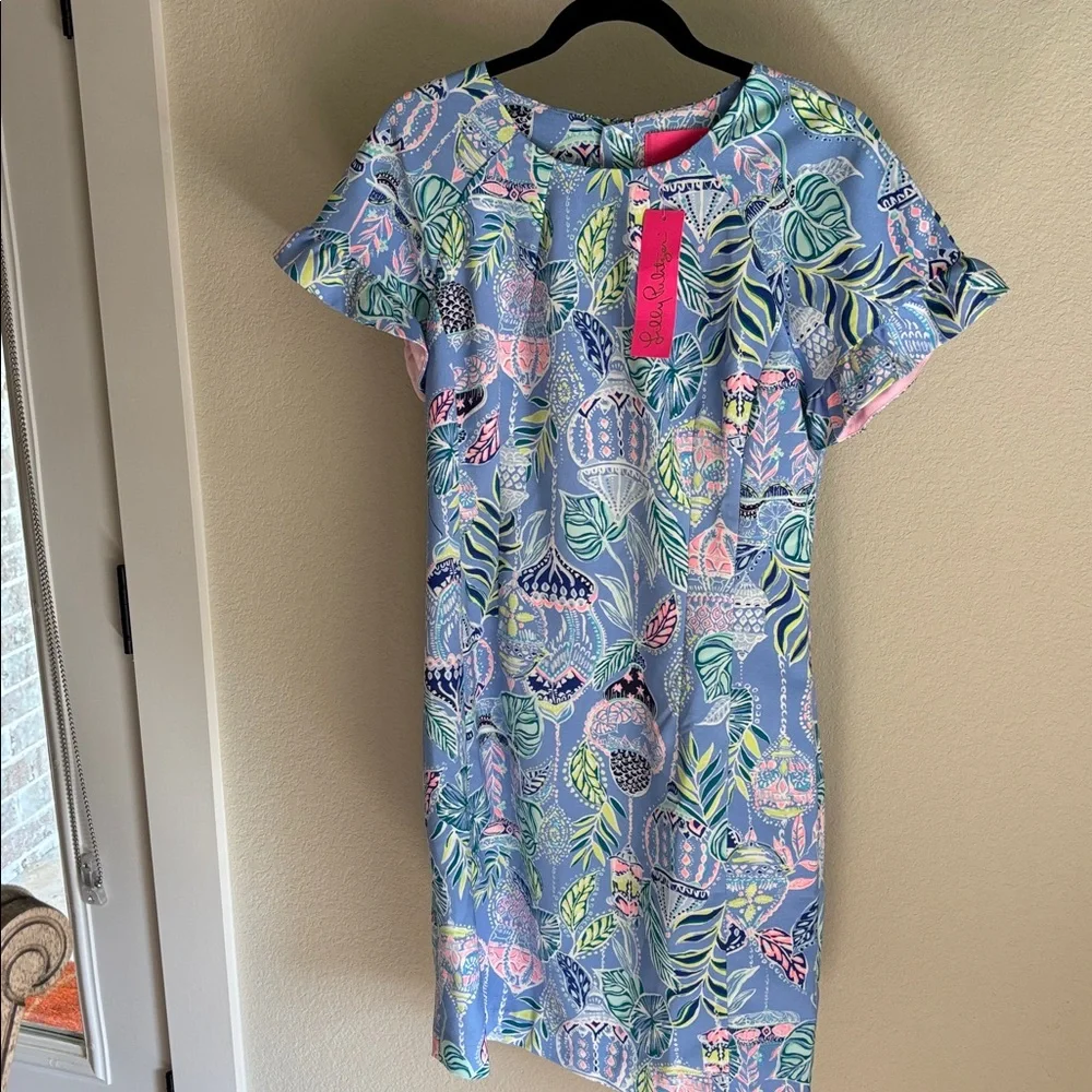 Lilly Pulitzer Kerstin Stretch Shift Dress Size 8 - Picture 2 of 5